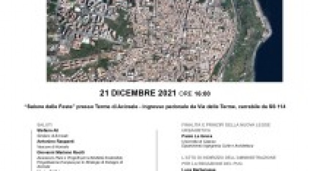 Acireale, convegno il prossimo 21 dicembre sul Piano urbanistico generale nel salone delle Terme che riaprirà i battenti per l’occasione