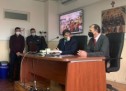 Catania, il sindaco Salvo Pogliese alla cerimonia di scambio degli auguri nella sede provinciale del Collegio dei geometri e dei geometri laureati