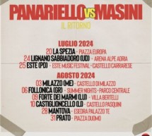 “Panariello vs Masini, il ritorno”, dopo lo straordinario successo del 2023 dal prossimo mese di luglio, a grande richiesta, tornano insieme in tour