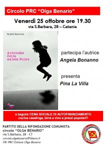 "Antologia della malata felice": Angela Bonanno presenta a Catania il suo libro