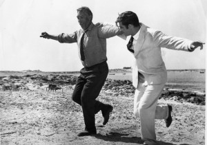 Anthony Quinn (left) and Alan Bates in "Zorba the Greek" (1964).