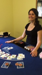 Erika Marotta della Scuola Croupier Catania