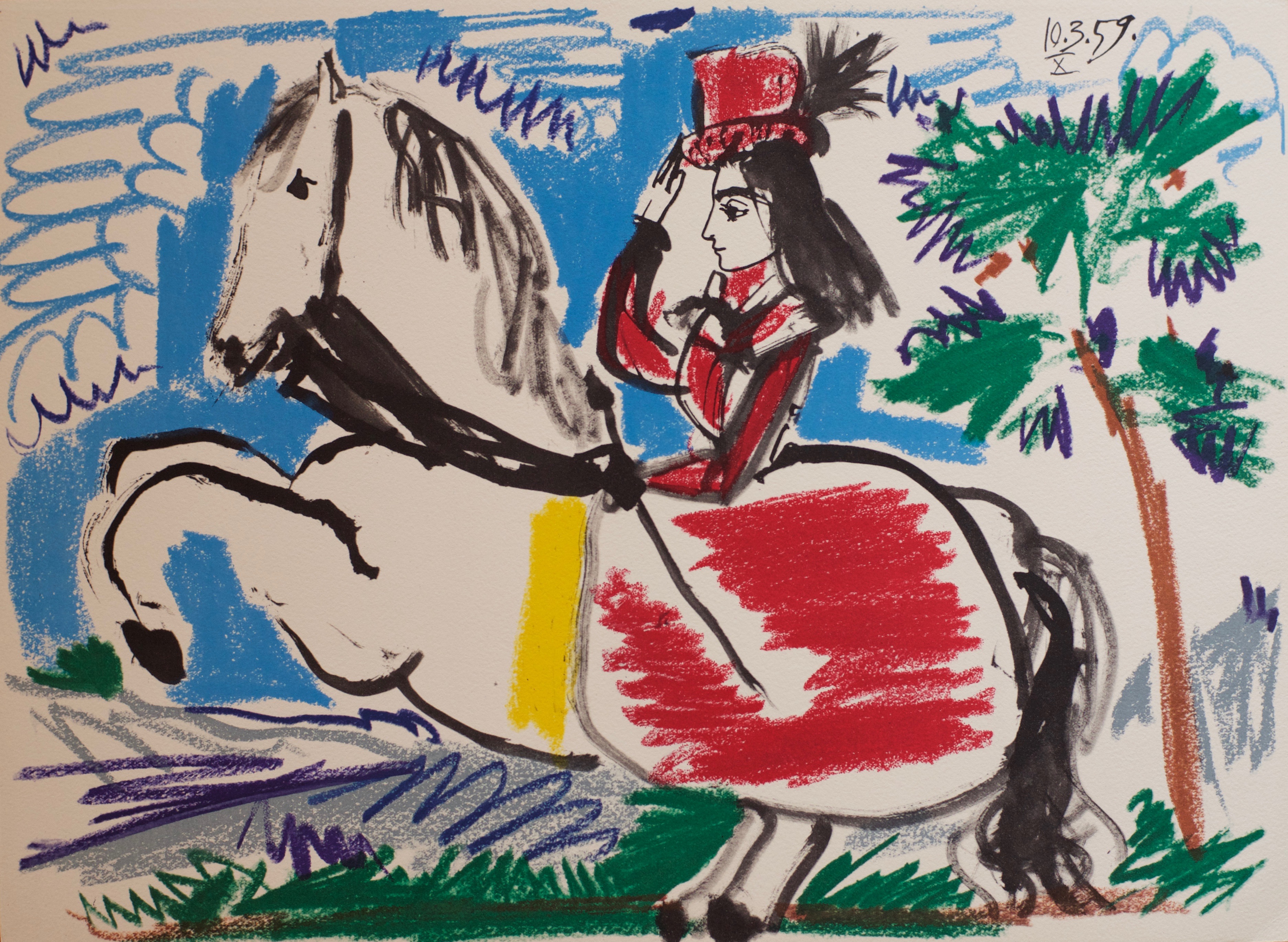 6_Pablo Picasso_Da TOROS Y TOREROS_Amazone X 10-03-1959